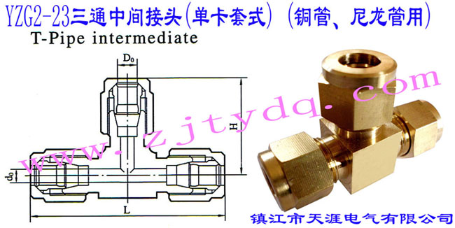 YZG2-23ͨg^(οʽ) (~)T-pipe Intermediate Connector